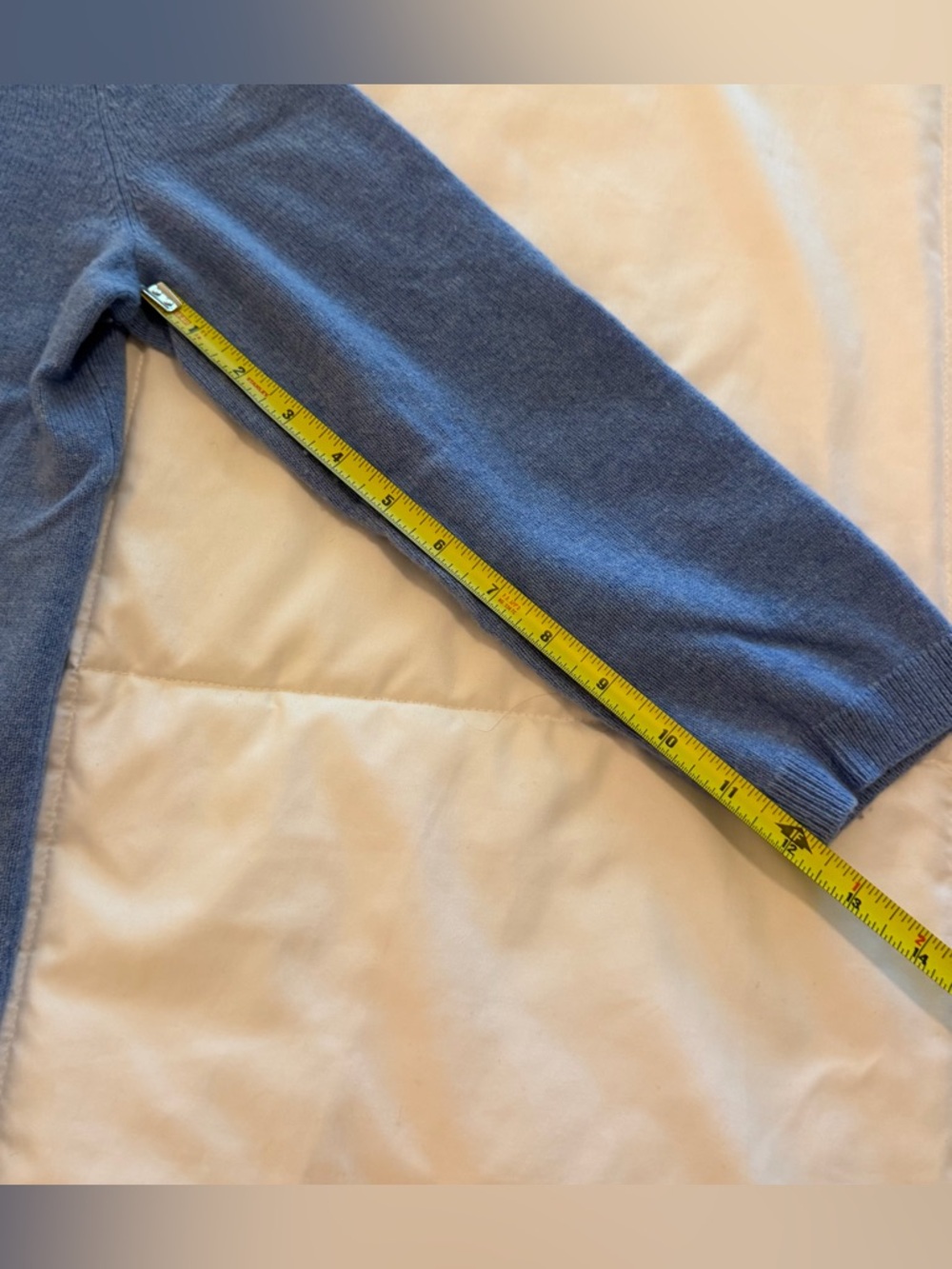 Talbots Cashmere Women’s Dusty Blue Crewneck Sweater - Picture 5 of 6